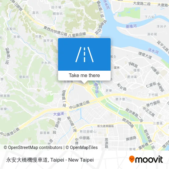 永安大橋機慢車道 map