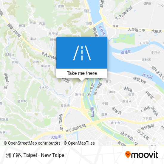 洲子路地圖