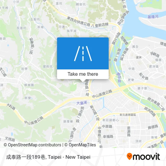 成泰路一段189巷地圖