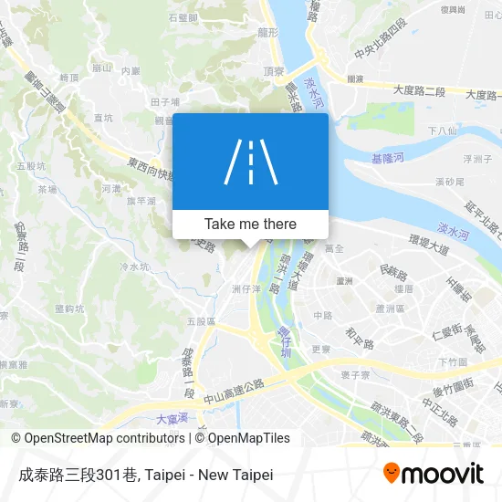 成泰路三段301巷地圖
