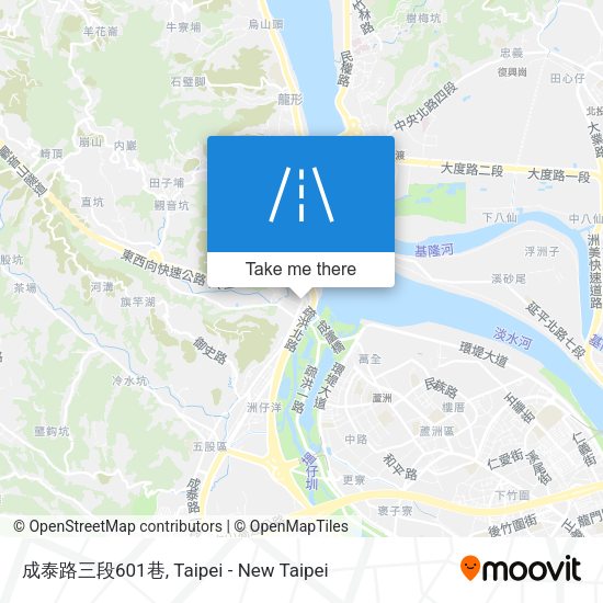 成泰路三段601巷地圖