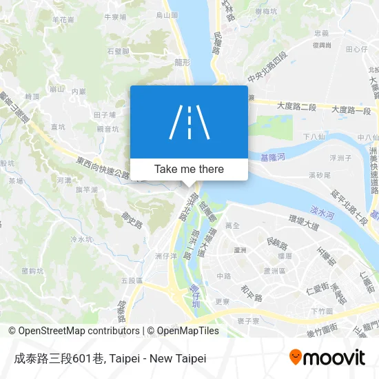 成泰路三段601巷地圖