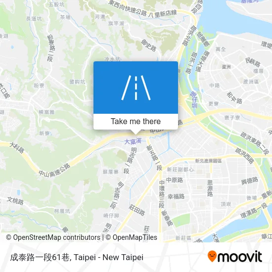 成泰路一段61巷地圖
