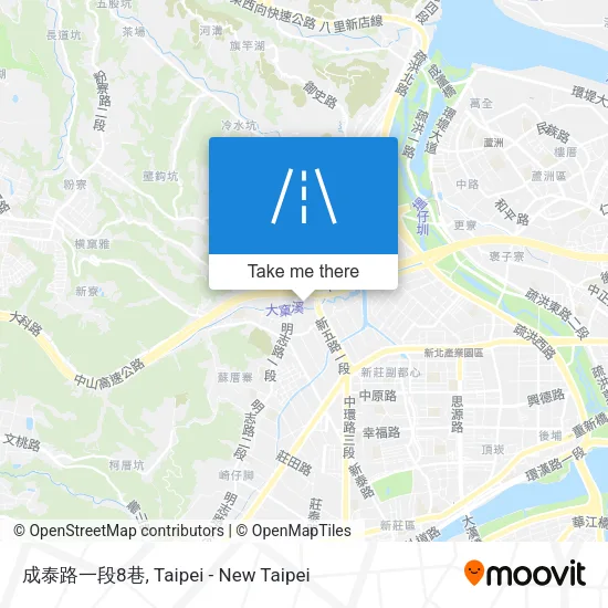 成泰路一段8巷地圖