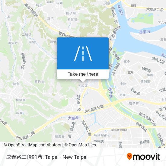 成泰路二段91巷地圖
