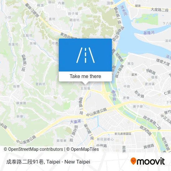 成泰路二段91巷地圖