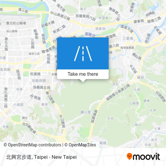 北興宮步道 map