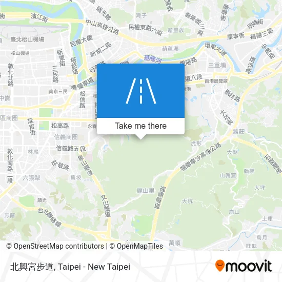 北興宮步道 map