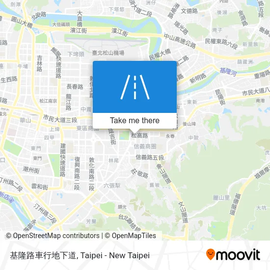 基隆路車行地下道地圖