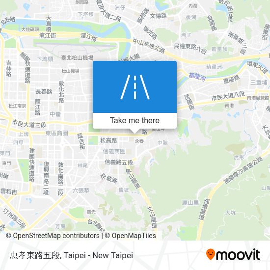 忠孝東路五段地圖