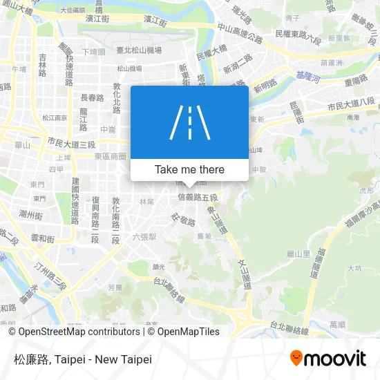 松廉路 map
