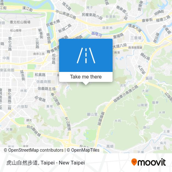 虎山自然步道 map