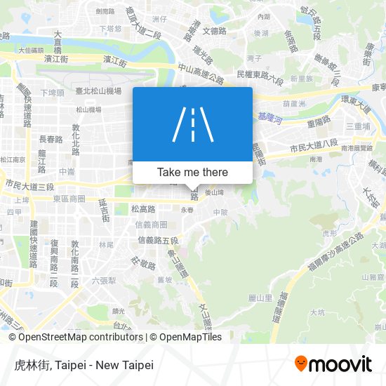 虎林街 map