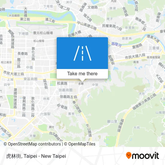虎林街 map
