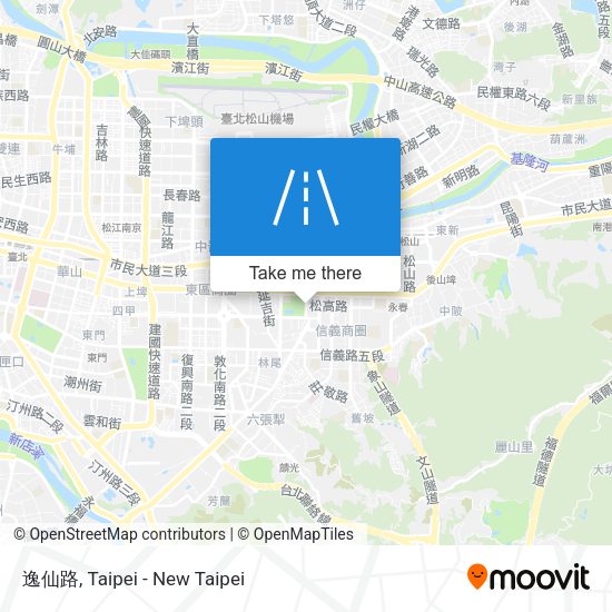 逸仙路地圖