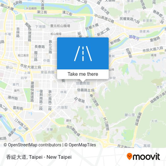 香緹大道 map