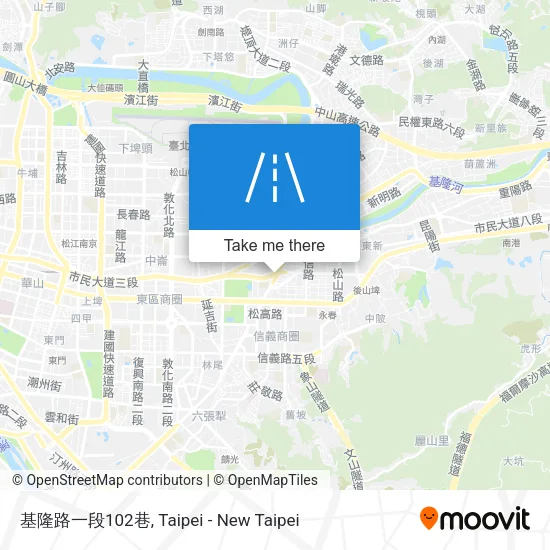 基隆路一段102巷地圖