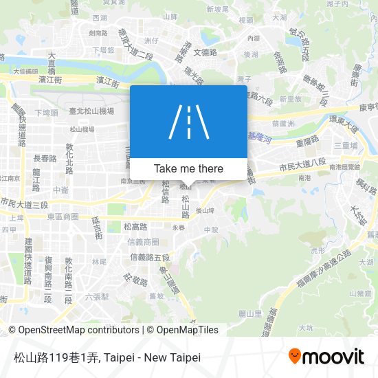 松山路119巷1弄地圖