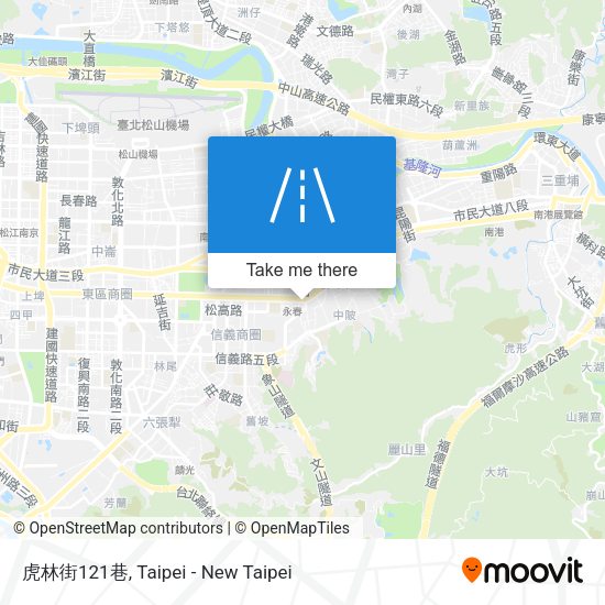 虎林街121巷地圖