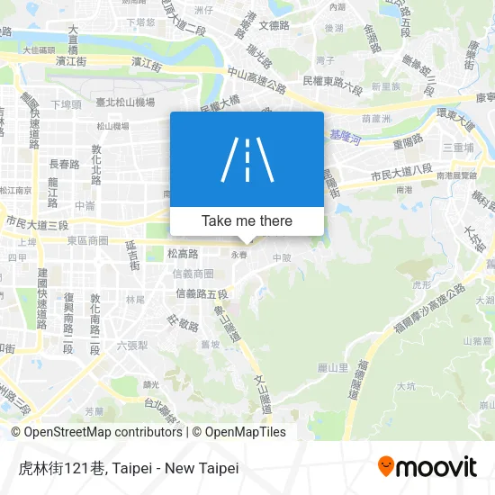 虎林街121巷地圖