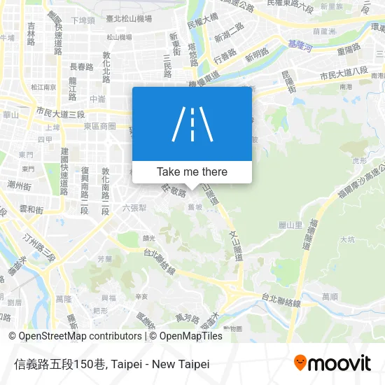信義路五段150巷地圖