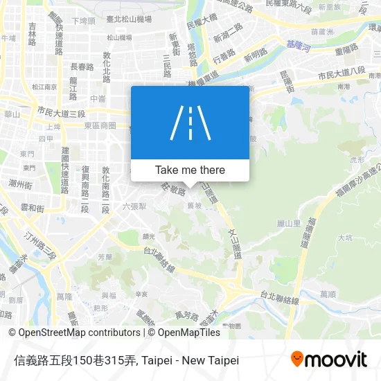 信義路五段150巷315弄地圖