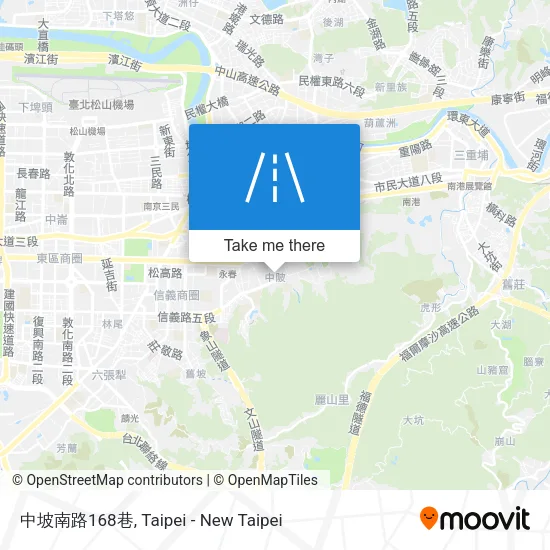 中坡南路168巷地圖