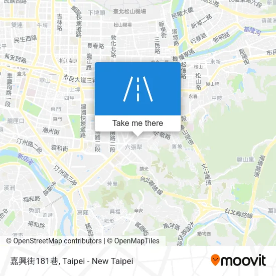 嘉興街181巷地圖