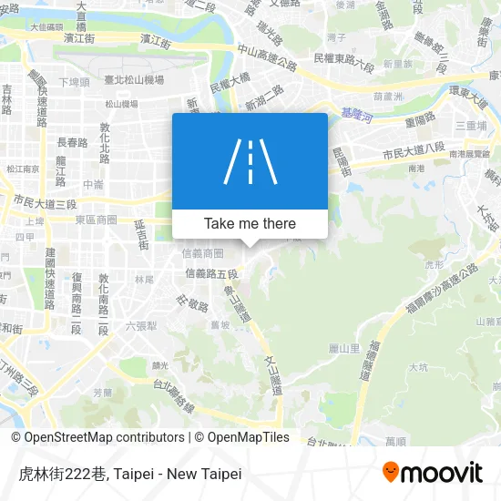 虎林街222巷地圖