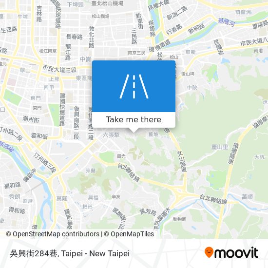 吳興街284巷 map