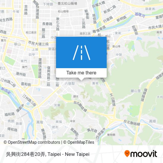 吳興街284巷20弄地圖