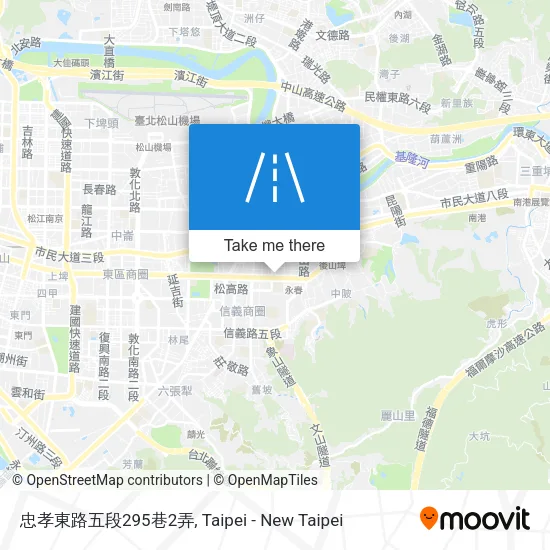 忠孝東路五段295巷2弄地圖