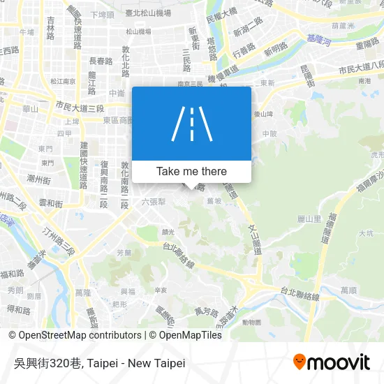 吳興街320巷 map