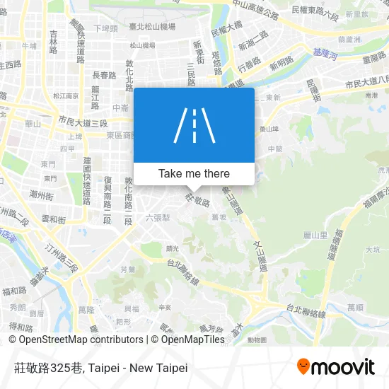莊敬路325巷地圖
