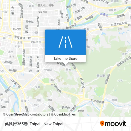 吳興街365巷 map