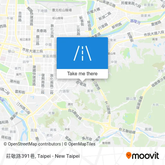 莊敬路391巷地圖