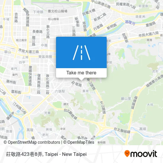 莊敬路423巷8弄地圖