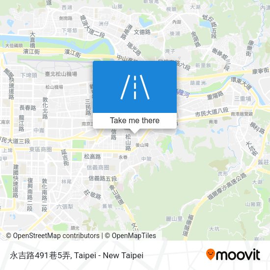 永吉路491巷5弄地圖