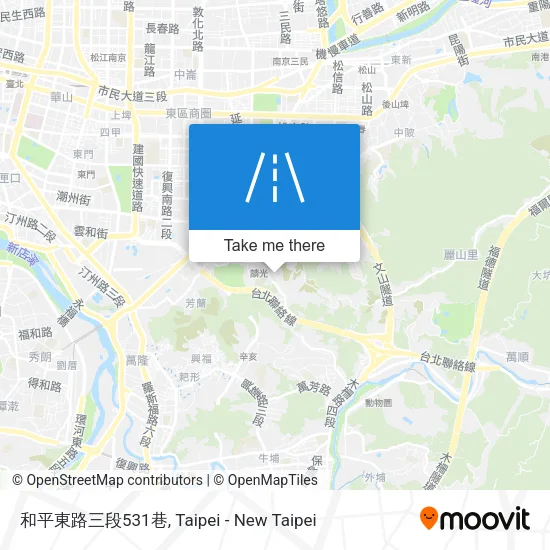 和平東路三段531巷地圖