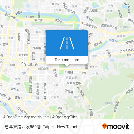 忠孝東路四段559巷 map