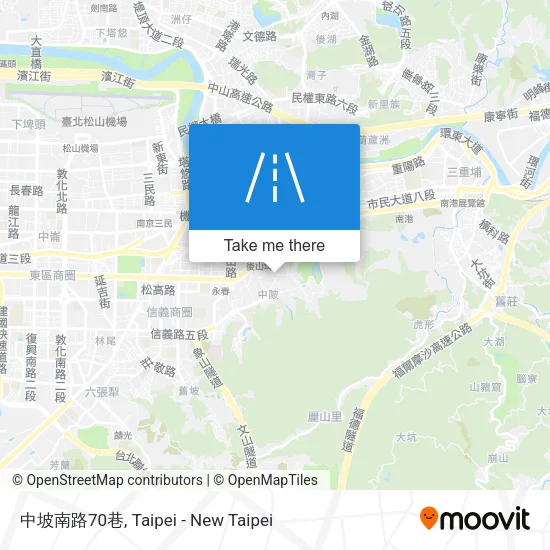 中坡南路70巷地圖