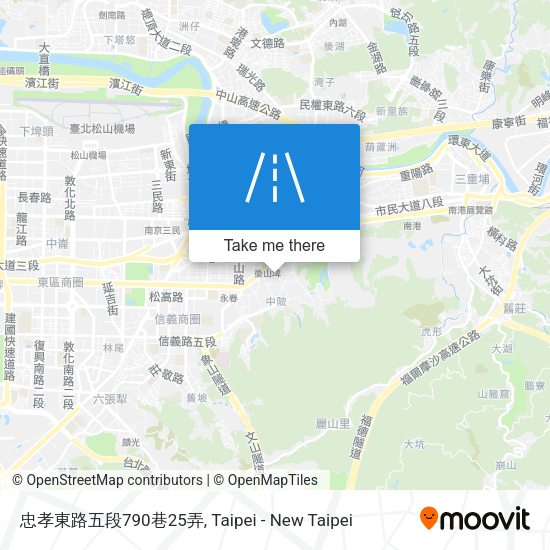 忠孝東路五段790巷25弄 map