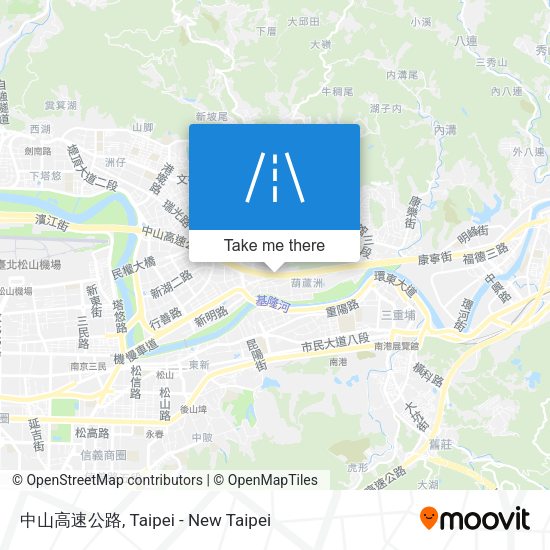 中山高速公路 map