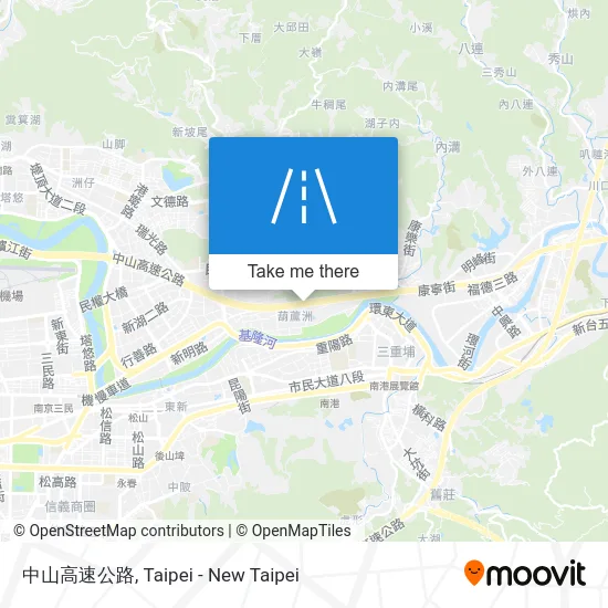中山高速公路 map