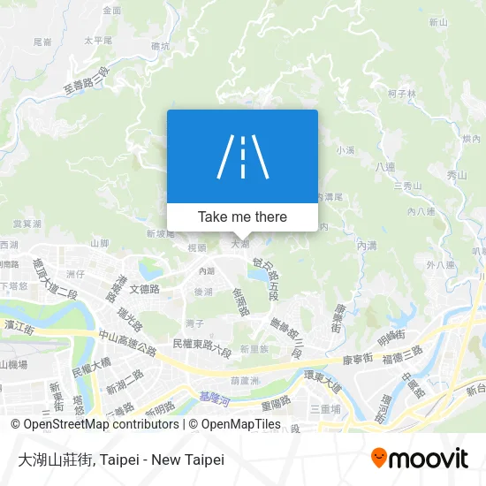 大湖山莊街 map
