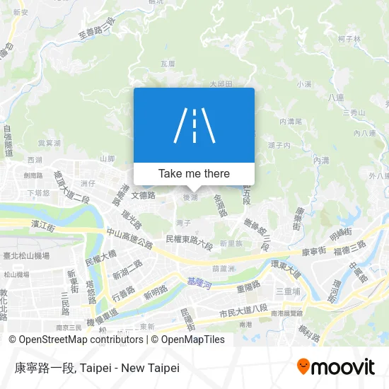 康寧路一段地圖