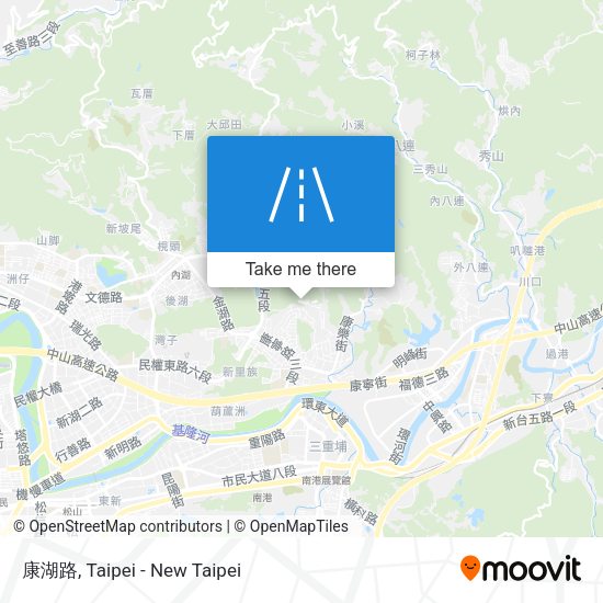 康湖路地圖