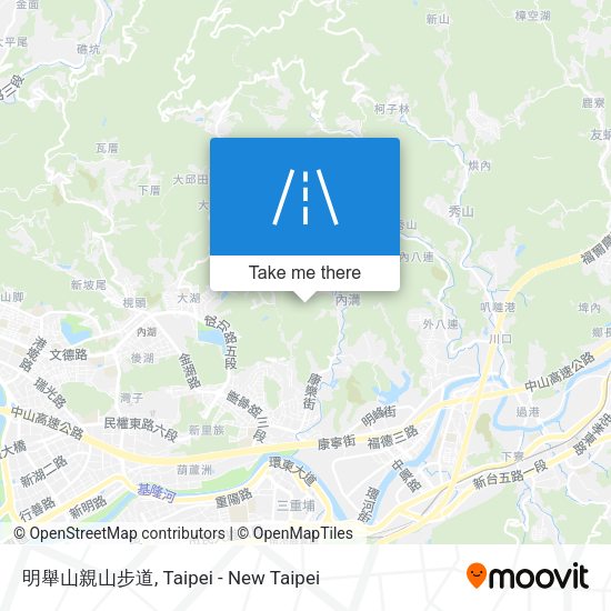 明舉山親山步道 map