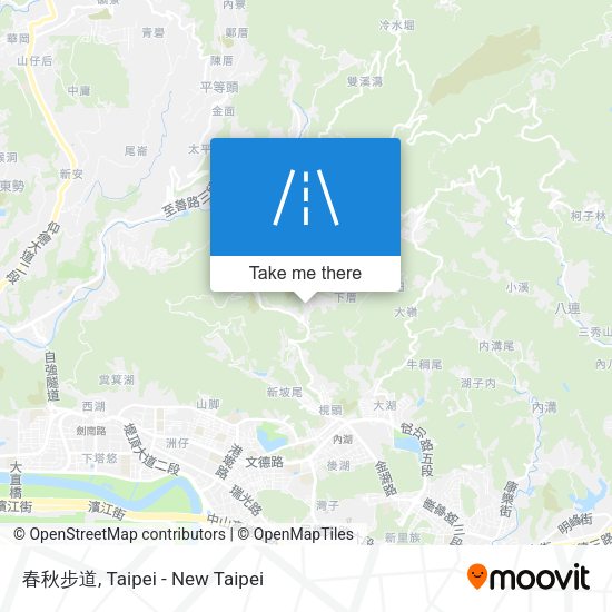 春秋步道 map