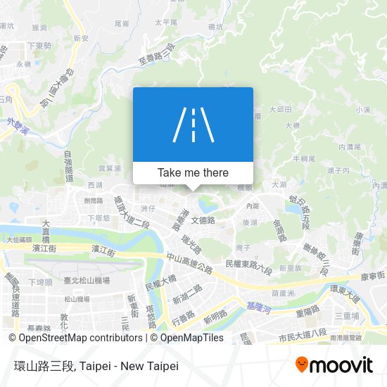 環山路三段 map